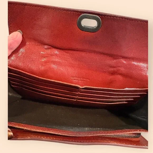 Authentic Vintage Bottega Veneta Intrecciato Leather Continental Wallet - Picture 4 of 5